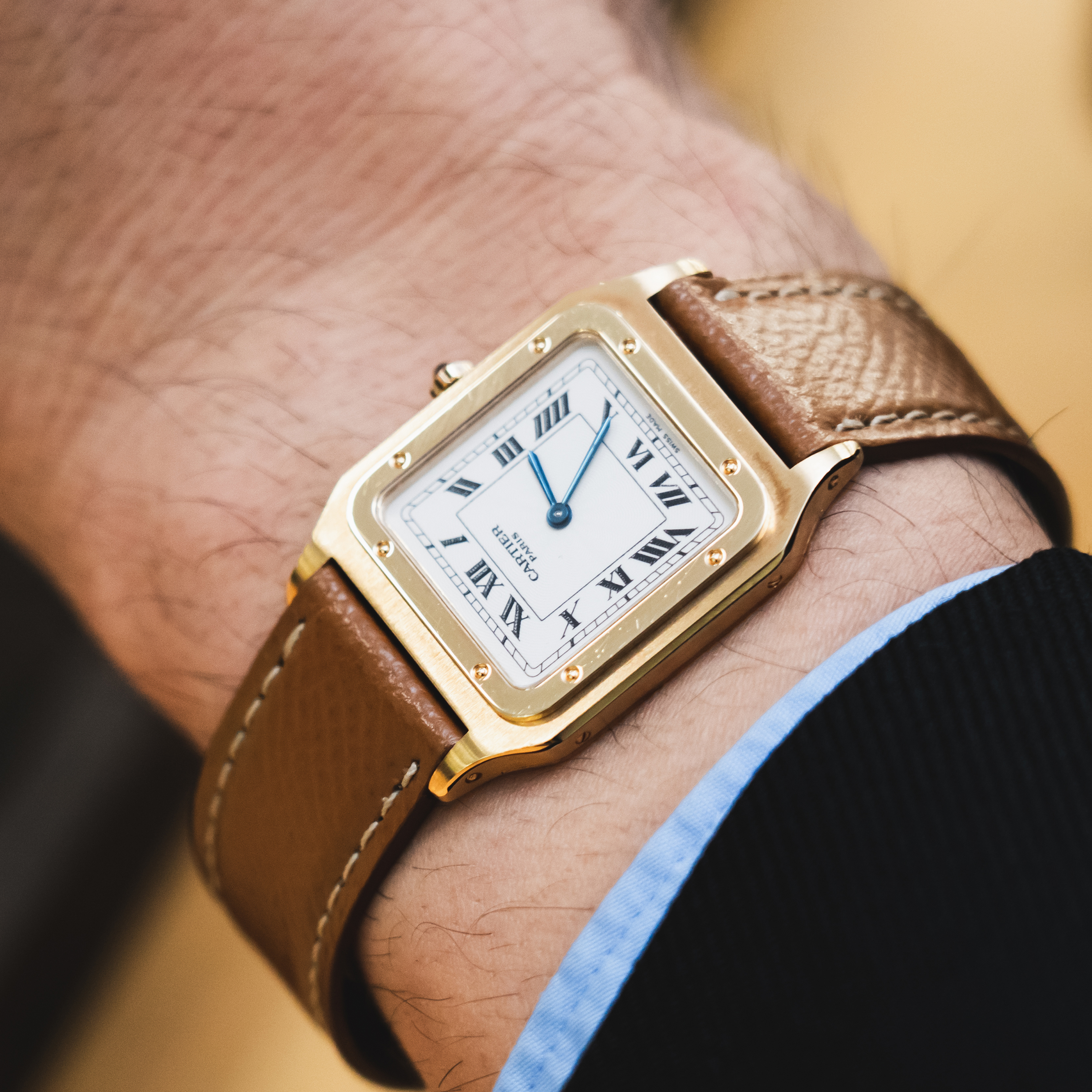 カルティエ　CARTIER サントス ガルベSMコンビ　12ミリ2コマ カルティエ サントスガルベSM コンビ W20012C4 SSxYG クォーツ - Used