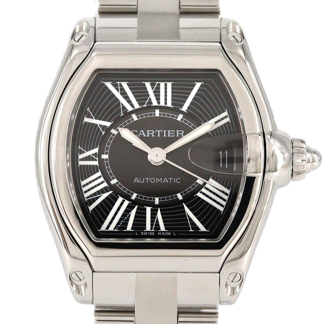 カルティエ CARTIER パンテール LM ラウンド 2ロウ デイト クォーツ