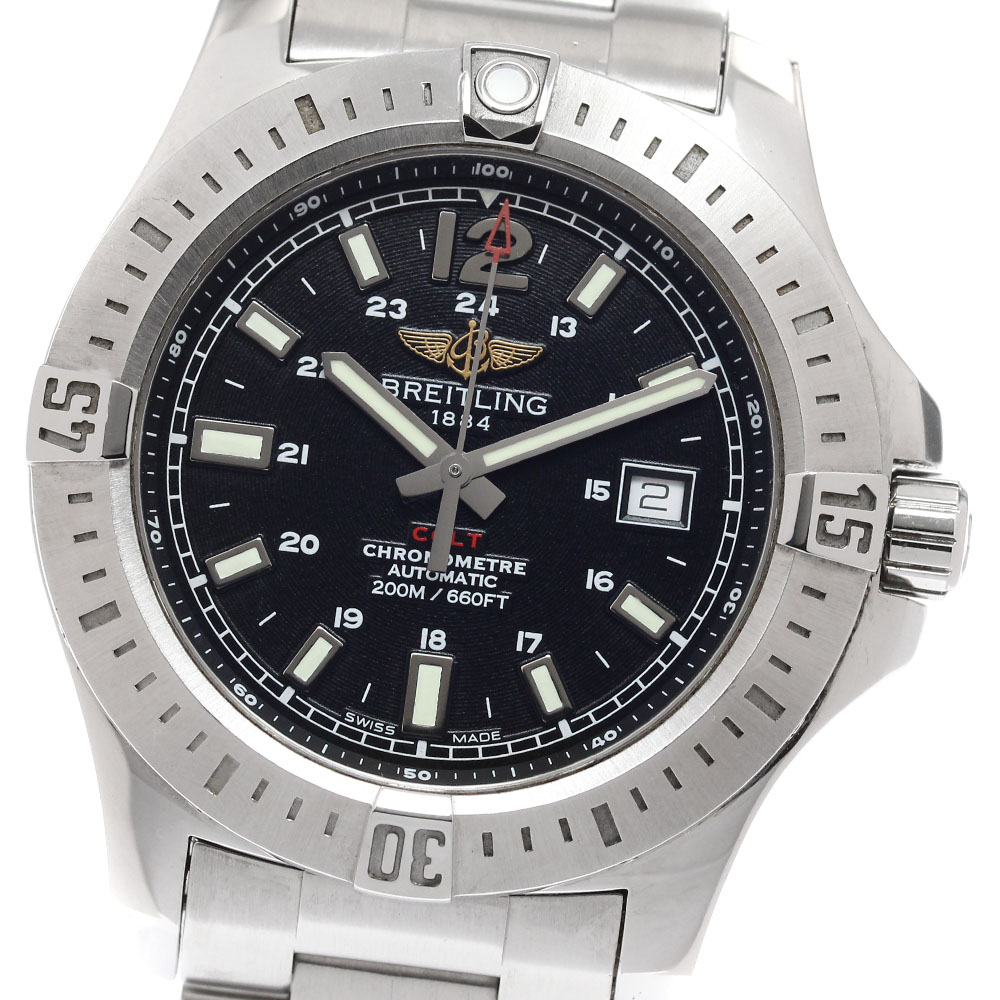 ブライトリング BREITLING A17605 シャーク デイト 自動巻き メンズ