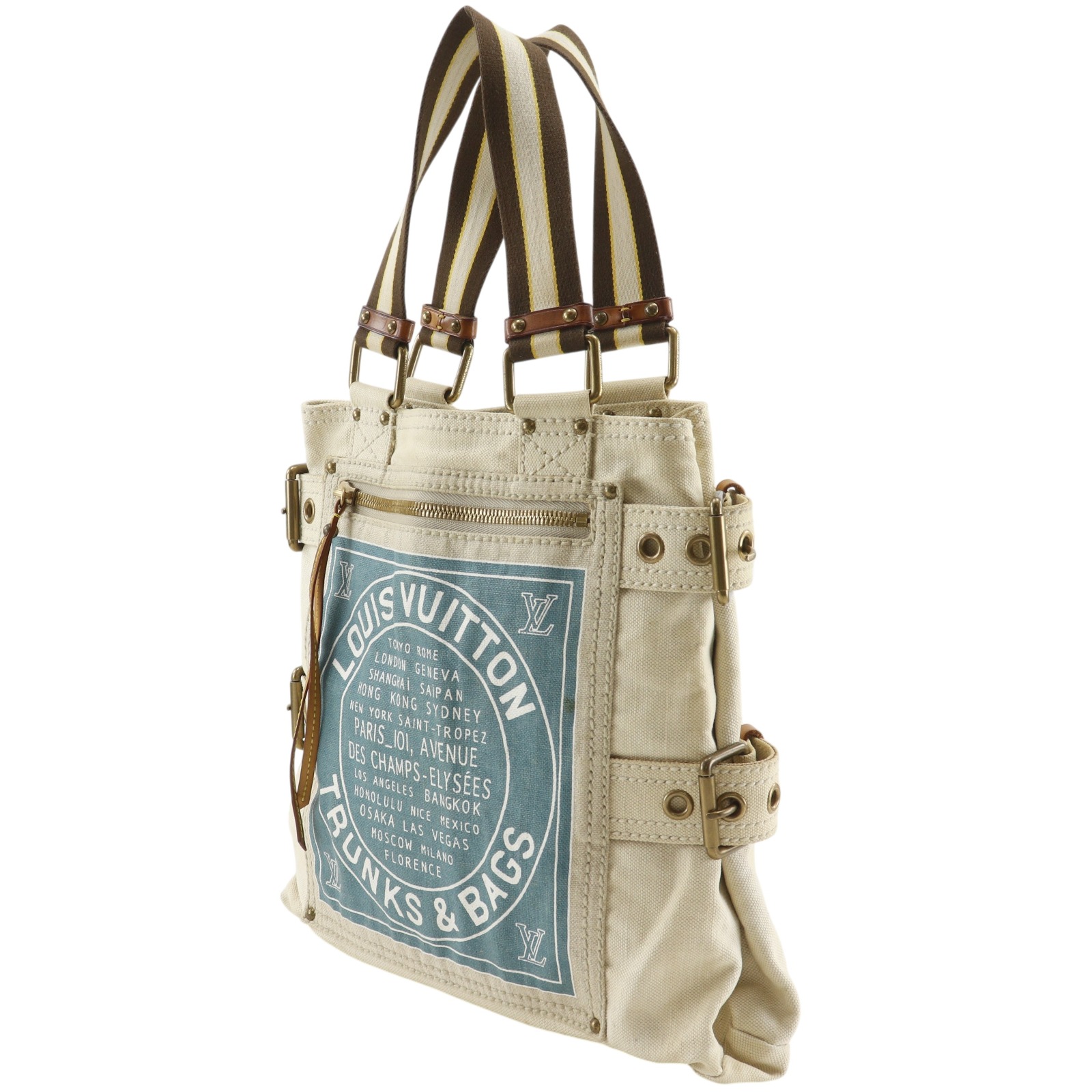 ルイ・ヴィトン LOUIS VUITTON グローブショッパーMM トートバッグ 