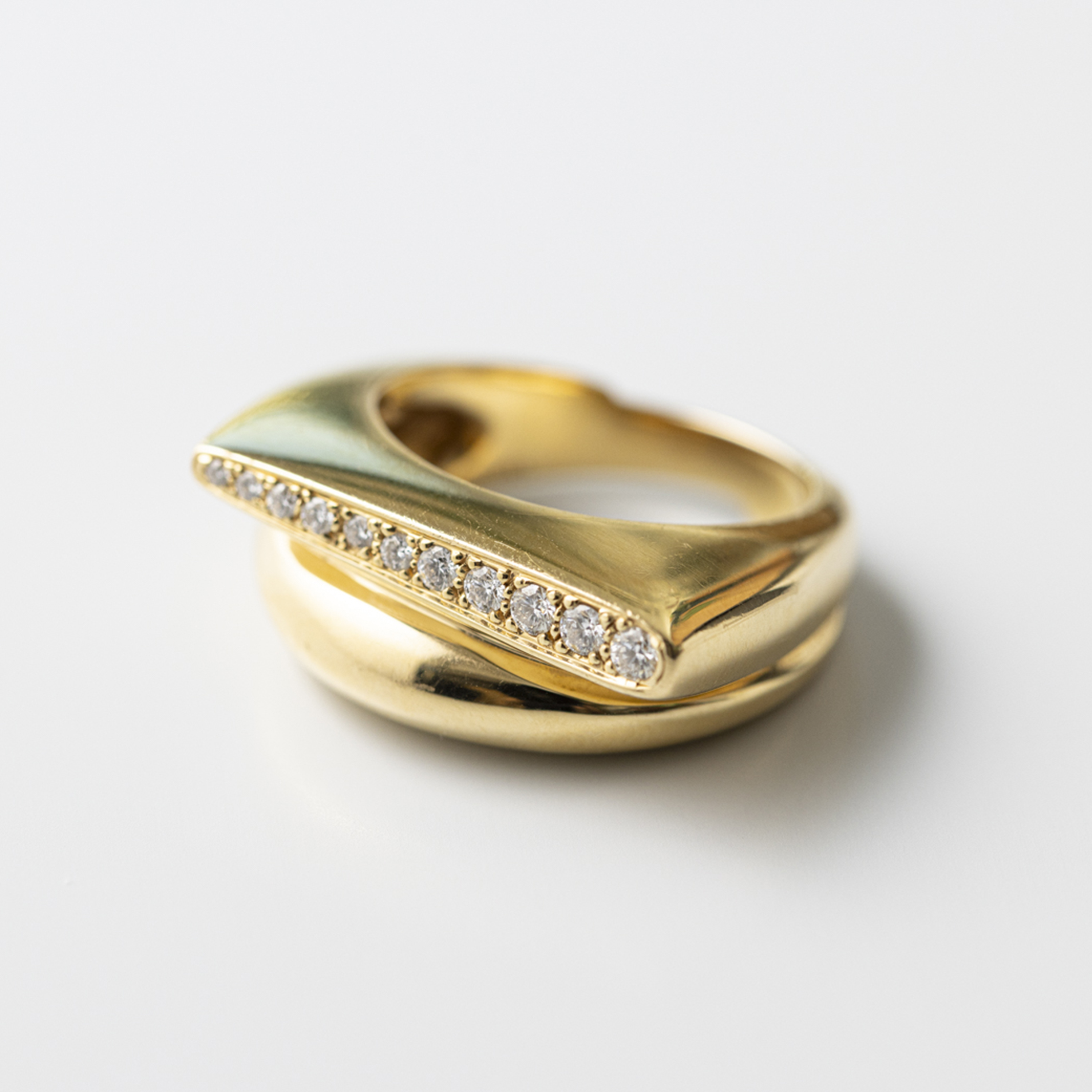 【椿】FRED サクセスリング　56 フレッド サクセス リング ダイヤモンド, 18K イエローゴールド | MOLTS
