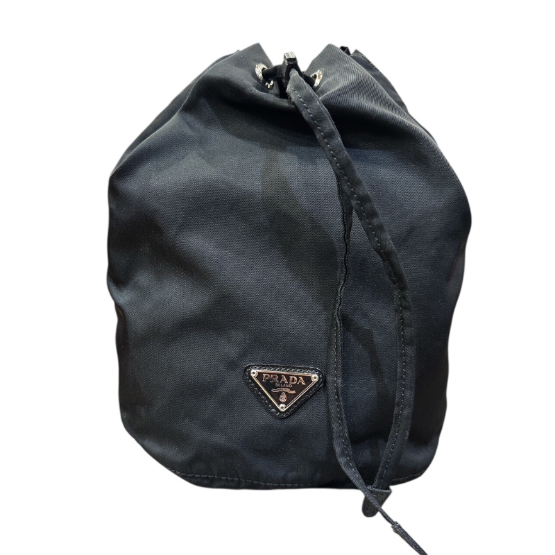 【極上美品】PRADA　ポーチ　巾着　ナイロン　ブラック　レディース　ミニ プラダ PRADA ナイロン巾着ポーチ その他バッグ | MOLTS