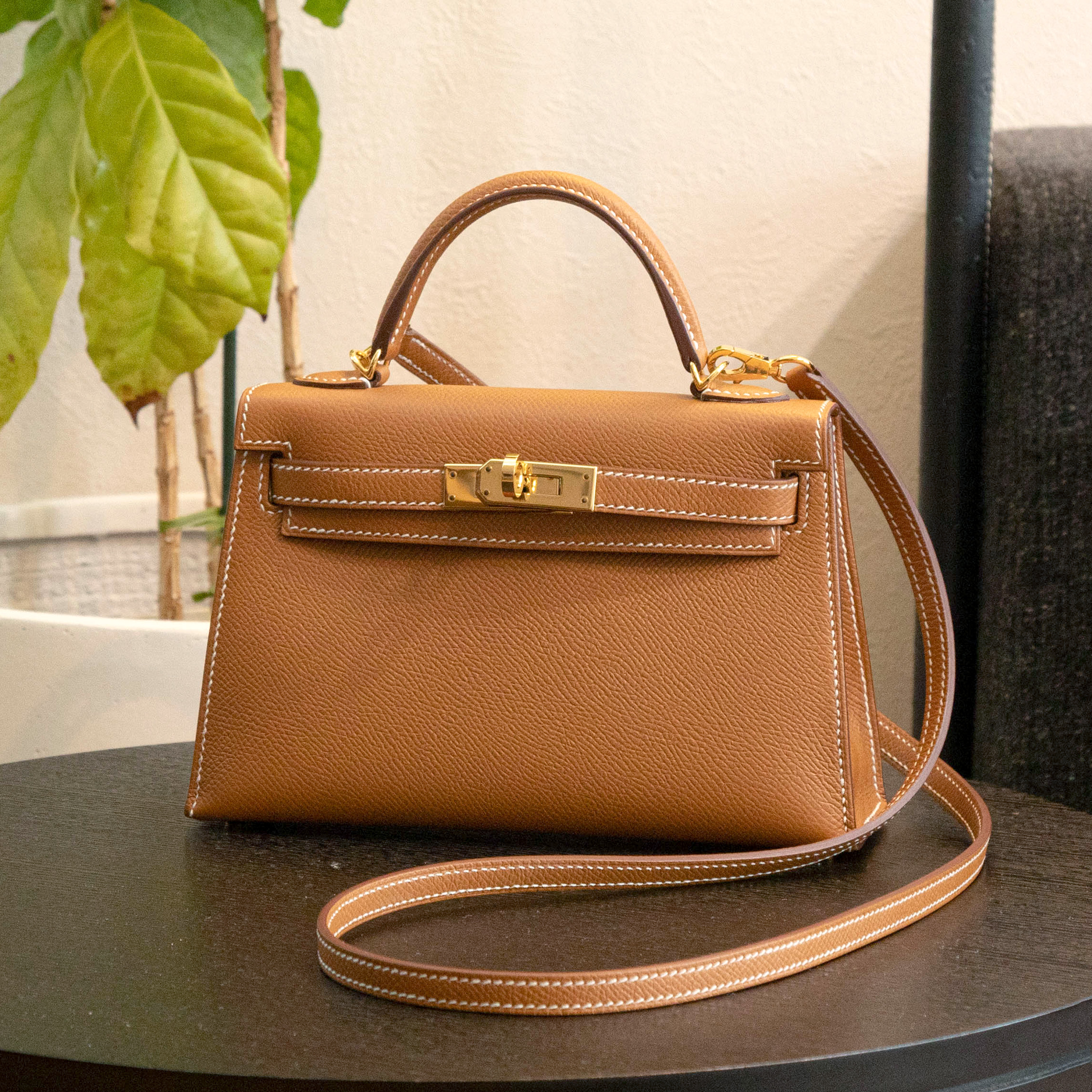 エルメス ケリーミニ Ⅱ ゴールド ヴォー・エプソン | MOLTS