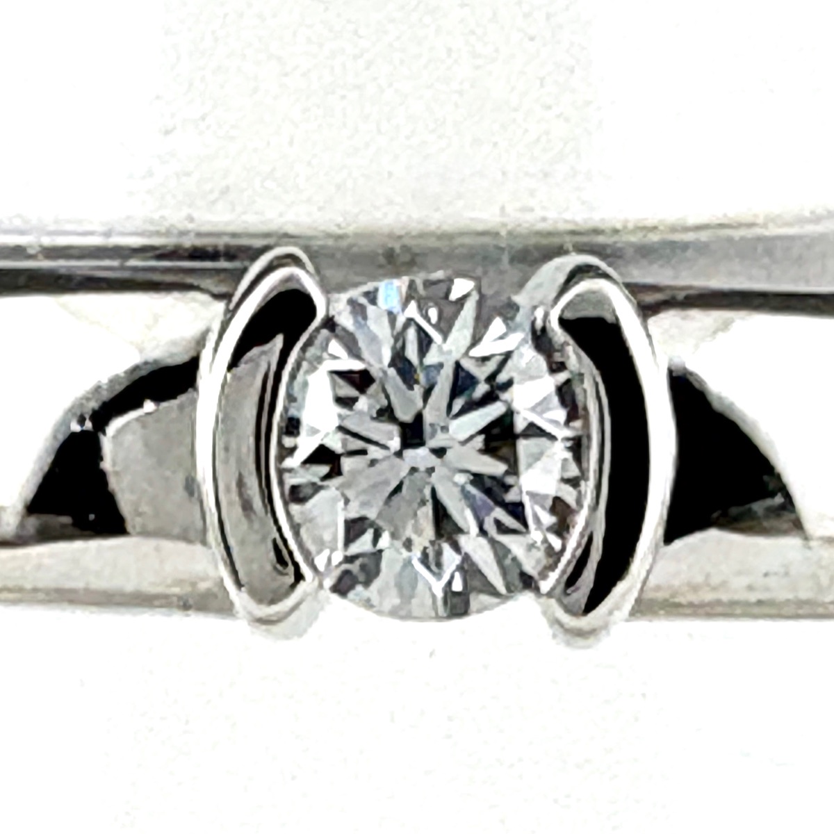 ティファニー TIFFANY&Co. ドッツ リング プラチナ 指輪 メレダイヤ 