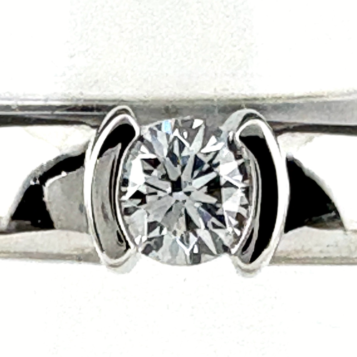 ティファニー TIFFANY&Co. ドッツ リング プラチナ 指輪 メレダイヤ