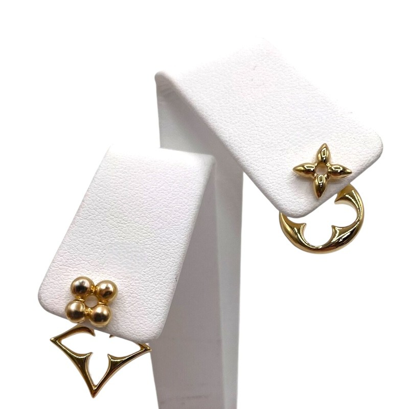 ルイヴィトン ピアス フラワーグラム M00770 モノグラム 片耳 LOUIS VUITTON（ルイ・ヴィトン） ピアス LV フラワーグラム メタル