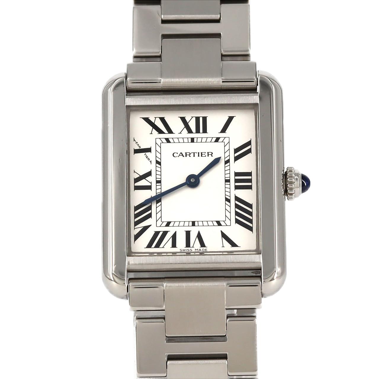 カルティエ W5200013 タンクソロ SM クォーツ 保証書付き カルティエ タンクソロSM W5200013 SS クォーツ | MOLTS