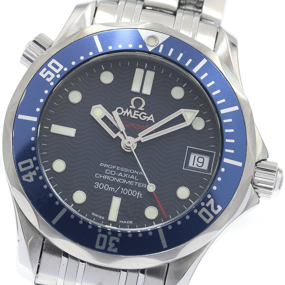 オメガ OMEGA 2584.80 シーマスター300 ジャックマイヨール デイト クォーツ レディース _948593 OMEGA（オメガ） OMEGA 2584.80 シーマスター300 ジャックマイヨール