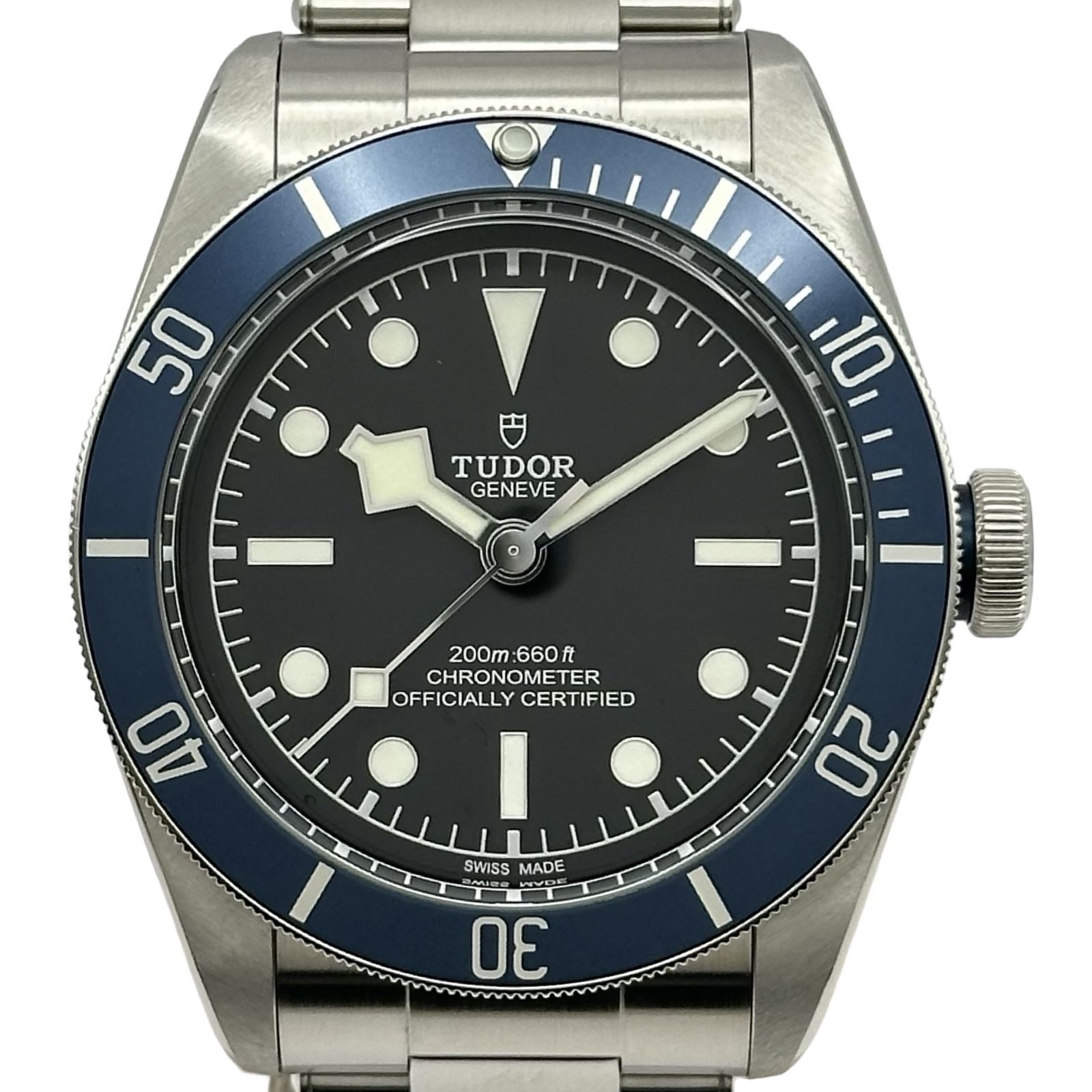 チュードル TUDOR 55000 グラマー デイト 10Pダイヤ 自動巻き メンズ