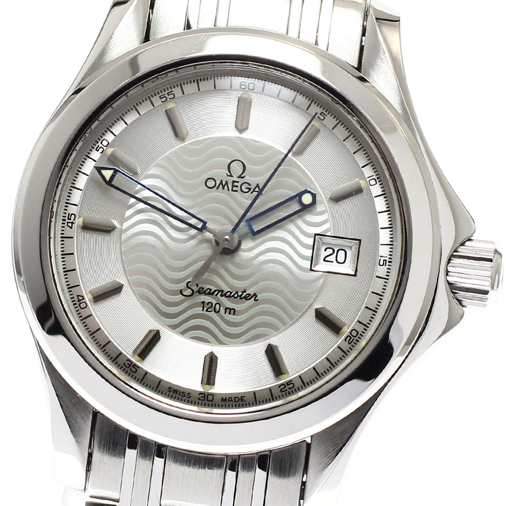 オメガ OMEGA 2571.31 シーマスター120 デイト クォーツ レディース 良品 _938610 オメガ OMEGA 2571.31 シーマスター120 デイト クォーツ レディース