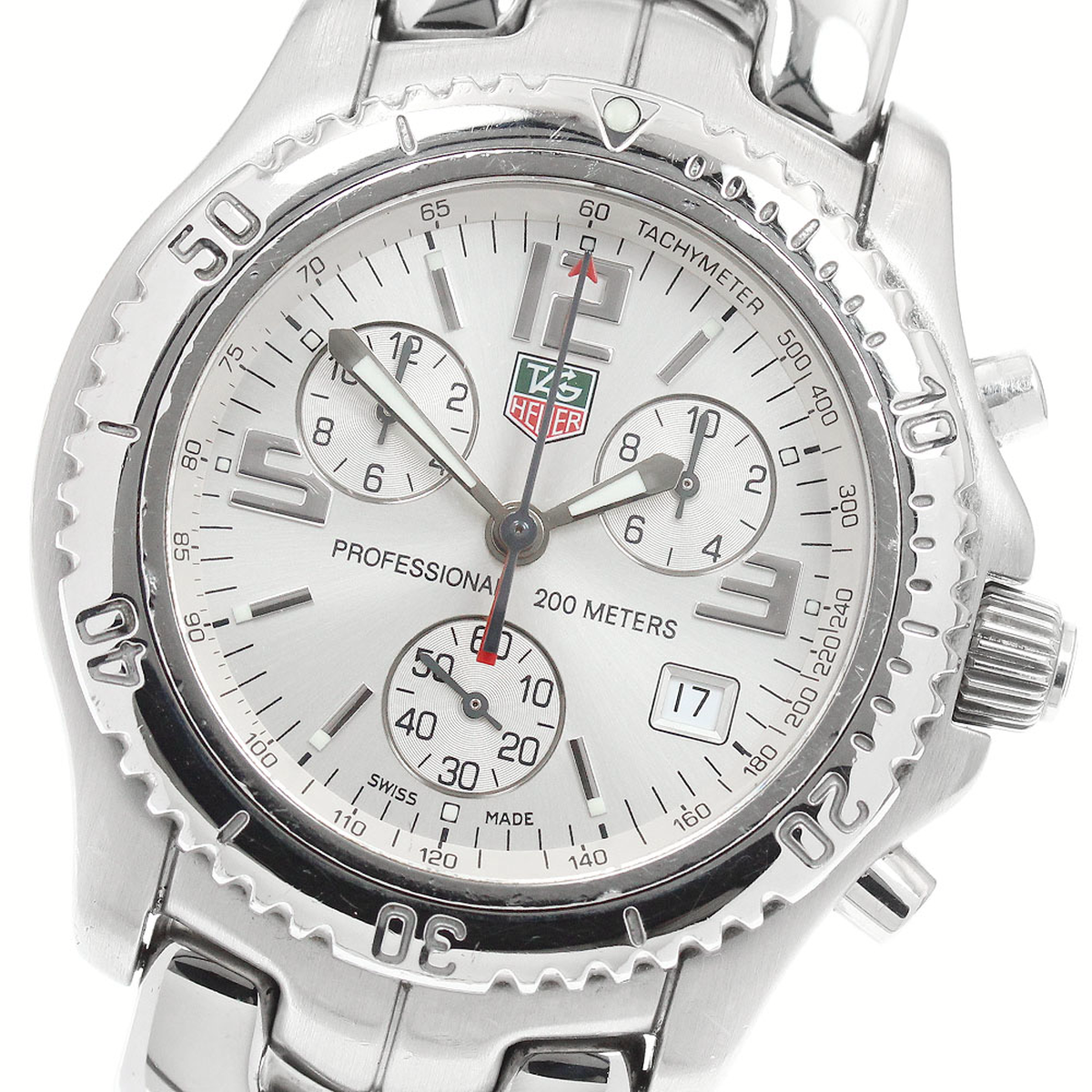 タグホイヤー TAG HEUER CT1112 リンク クロノグラフ クォーツ メンズ