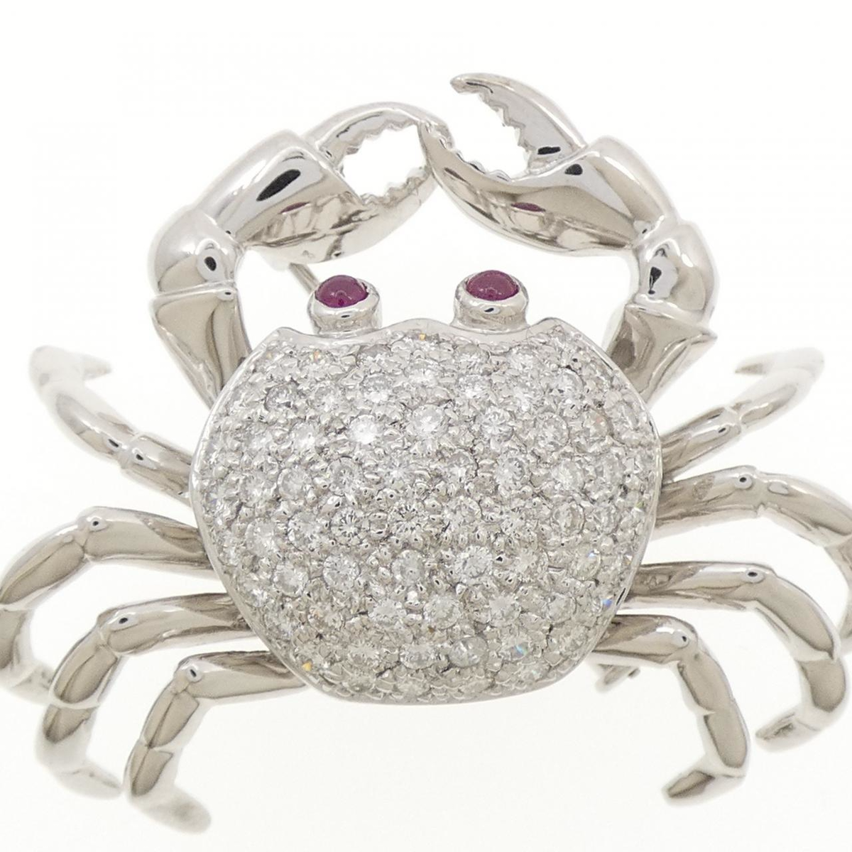 K18WG ルビー ブローチ 0.15CT - Used A (260-008-325-5465) | MOLTS