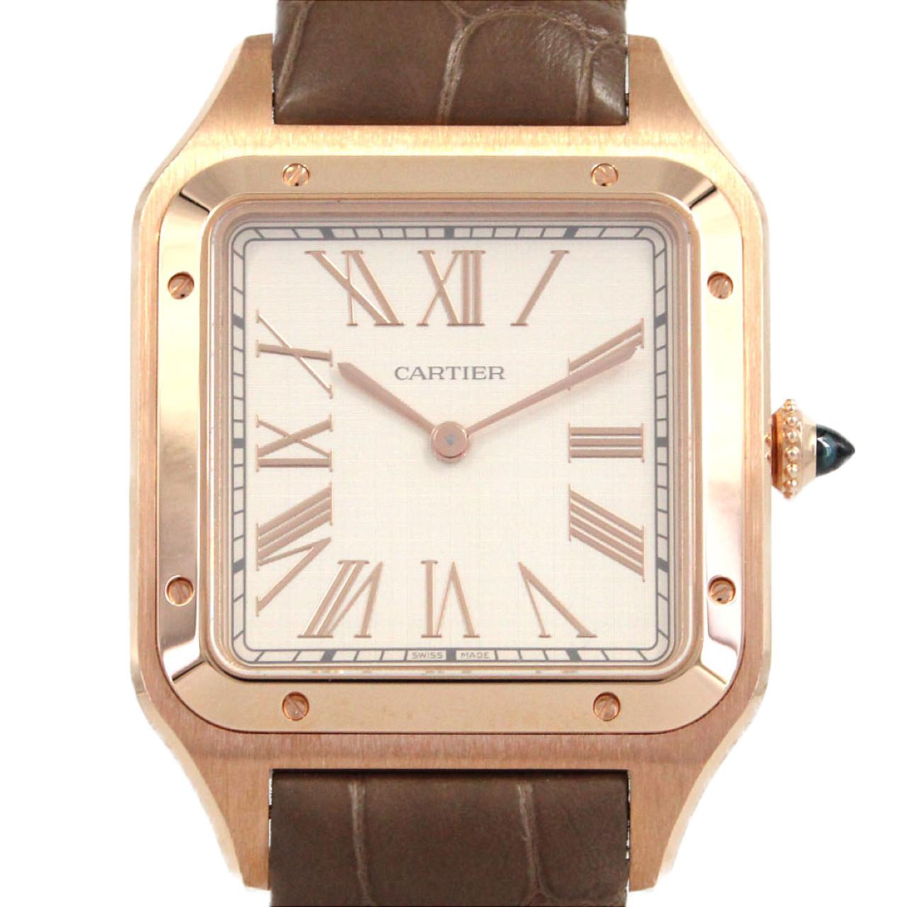 カルティエ CARTIER W20054D6 サントスガルベ SM デイト 観音バックル 自動巻き レディース _952423 Cartier（カルティエ） CARTIER W20054D6 サントスガルベ SM デイト