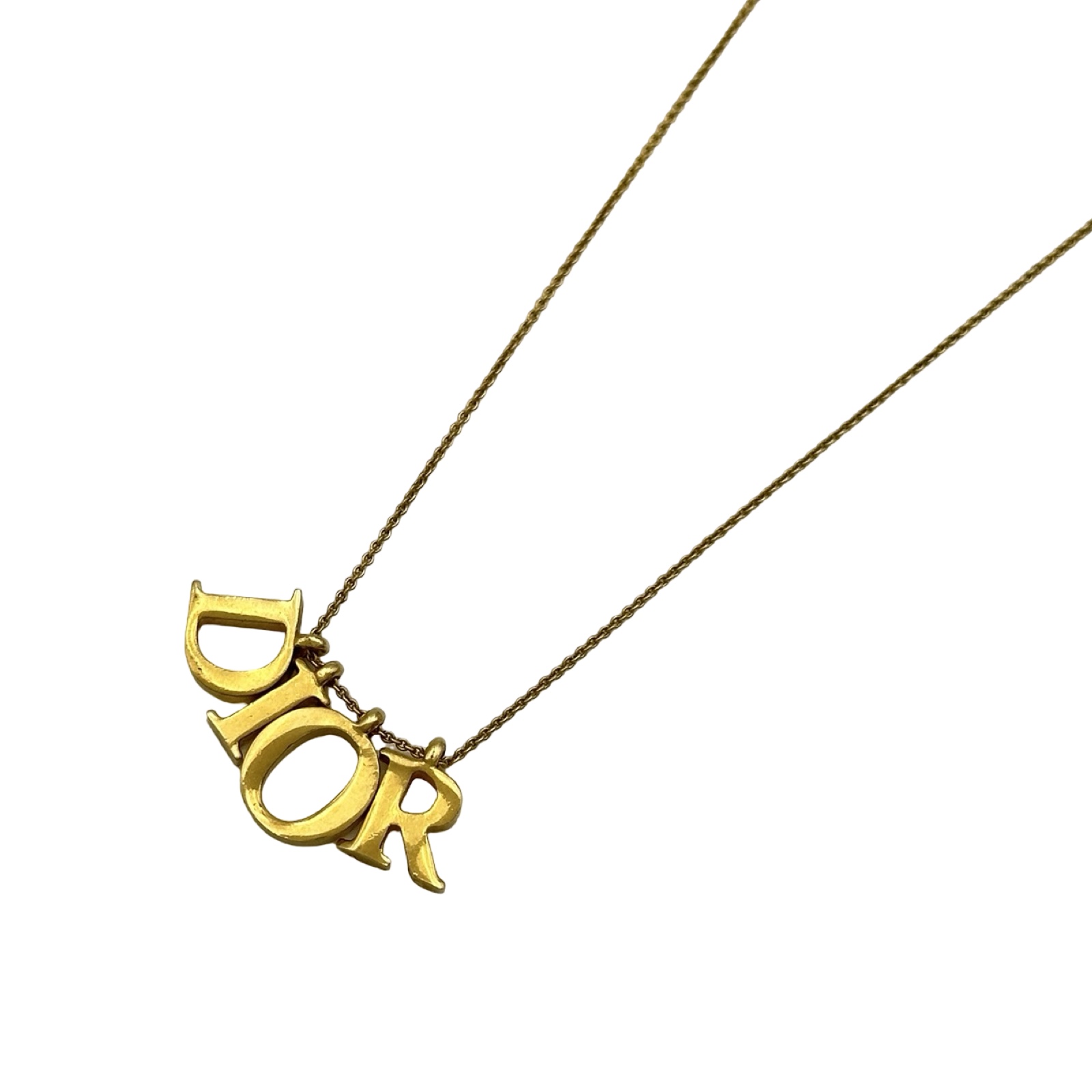 クリスチャン・ディオール Christian Dior ロゴネックレス ネックレス