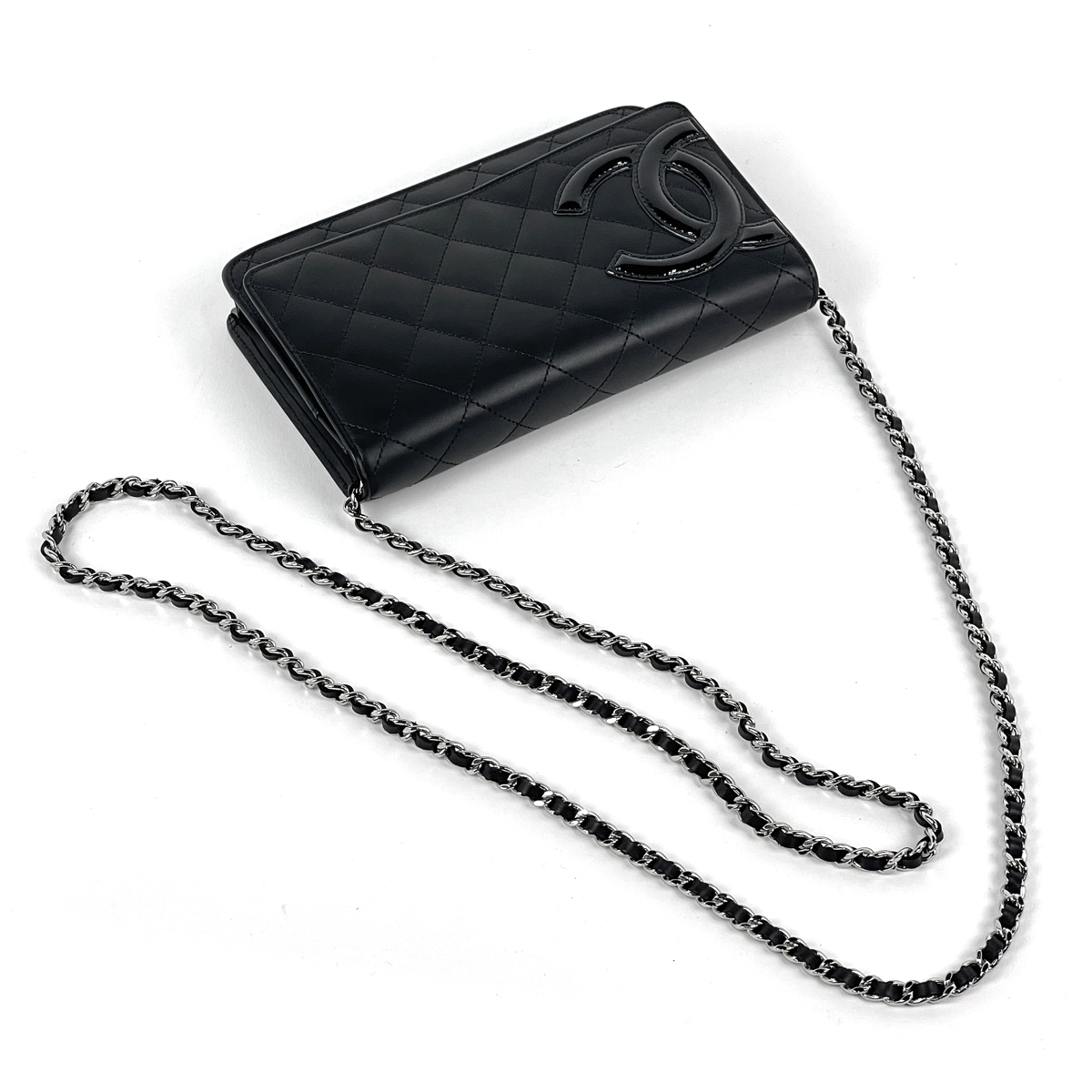 シャネル CHANEL カンボンライン チェーン ショルダーバッグ チェーン 