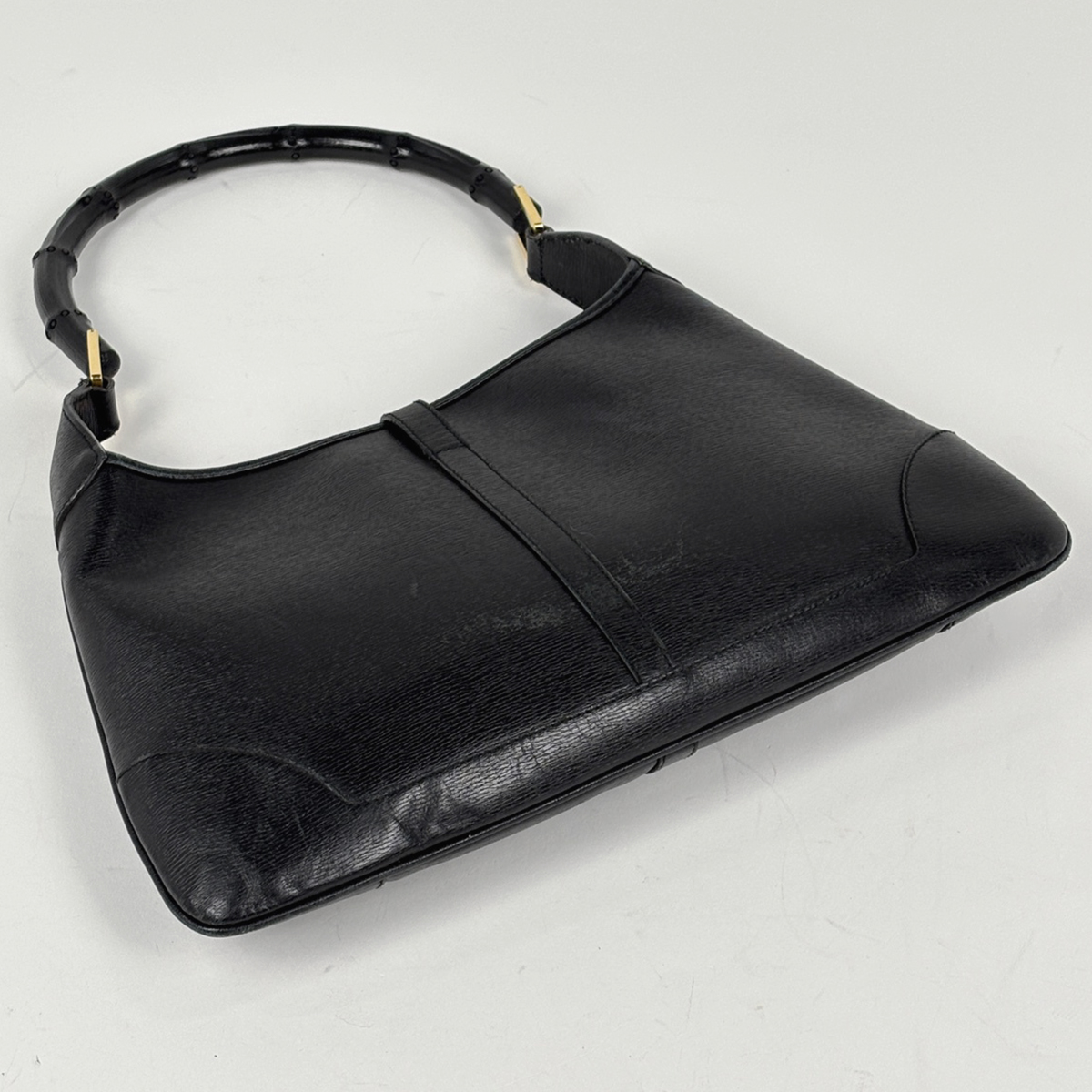 値下げ！GUCCI グッチ バンブー ワンショルダー バッグ エナメル