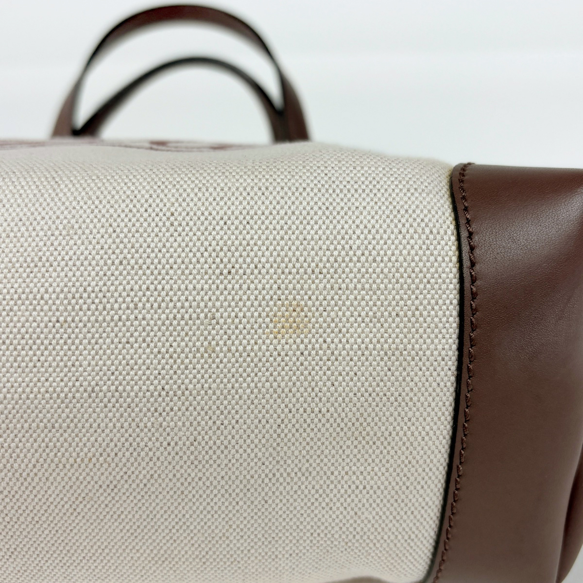 グッチ GUCCI トートバッグ グッチクラフト キャンバス ベージュ