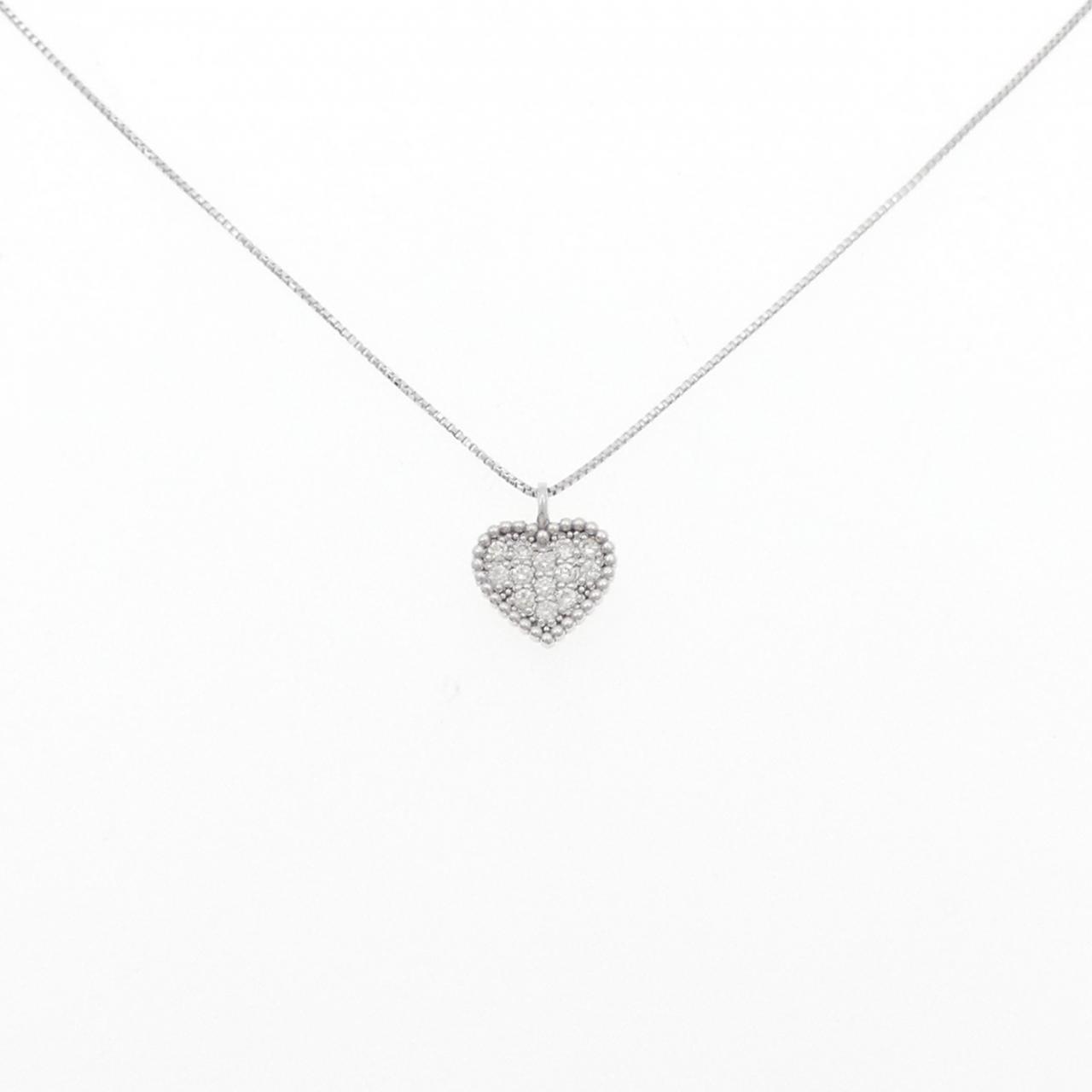 ヨンドシー 4℃ ハート型ダイヤネックレス ネックレス | MOLTS