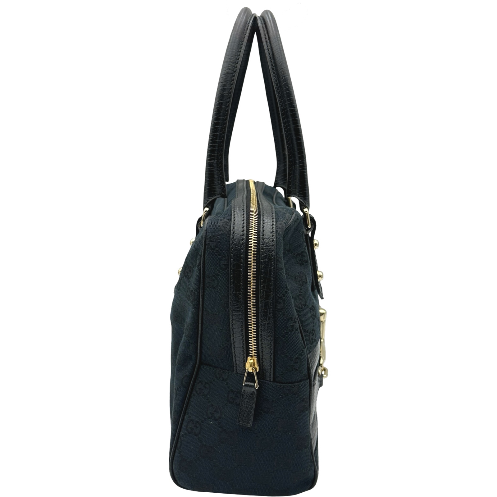 グッチ GUCCI ホースビッドハンド 141503 ハンドバッグ - Used B