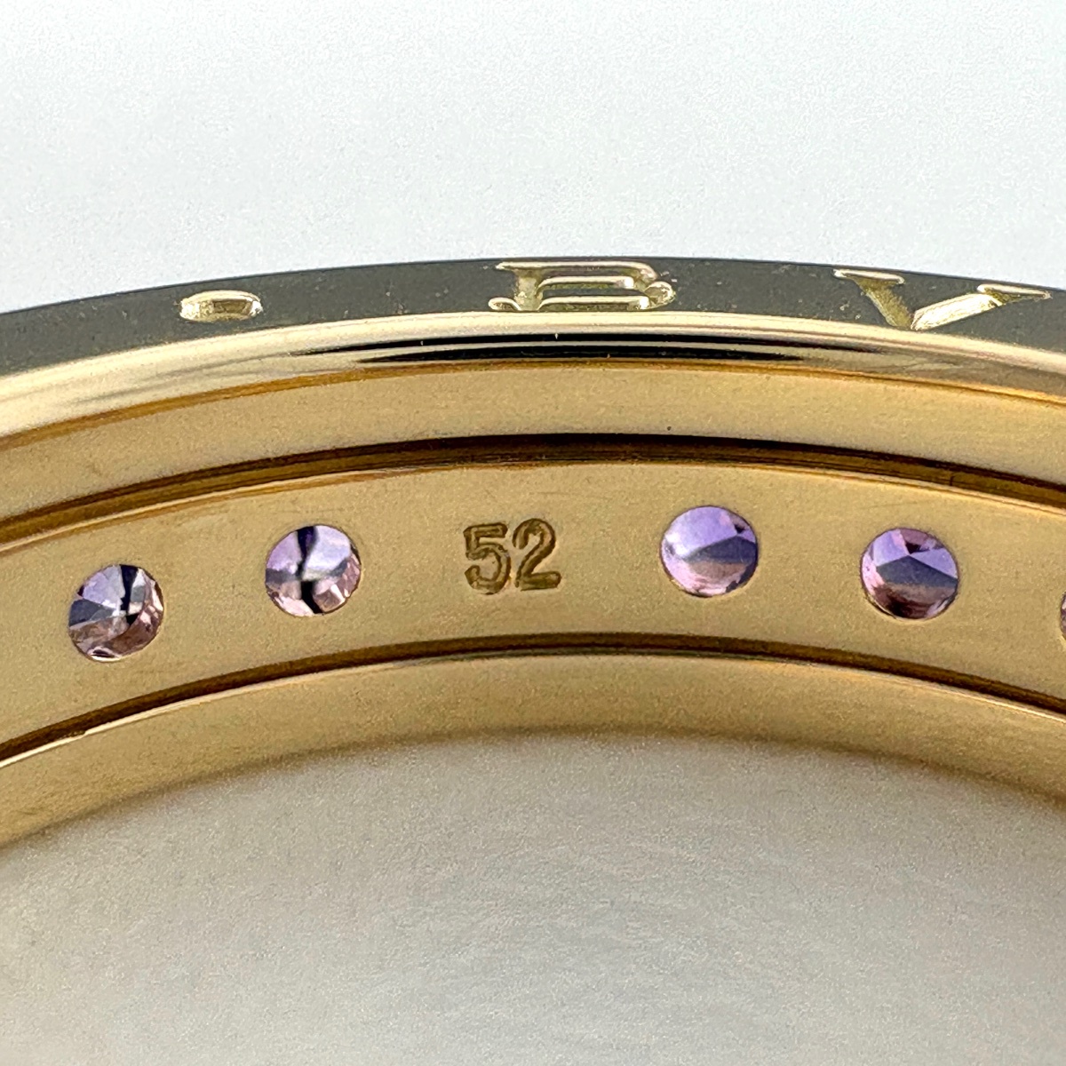 ブルガリ BVLGARI ビーゼロワン リング YG イエローゴールド 指輪 B 