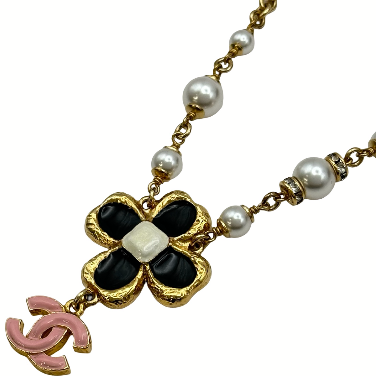シャネル CHANEL ココマークフラワーネックレス ネックレス - Used A