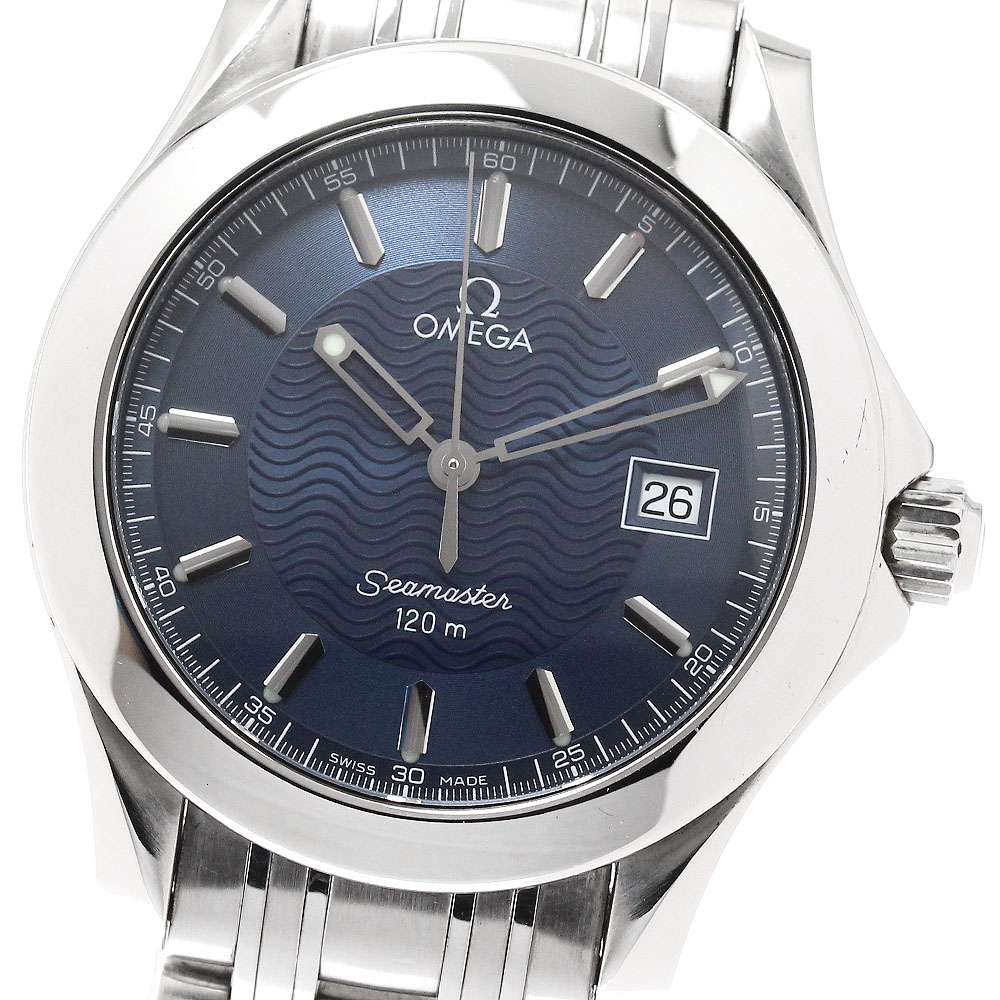 オメガ OMEGA 2511.81 シーマスター120 デイト クォーツ メンズ 保証書