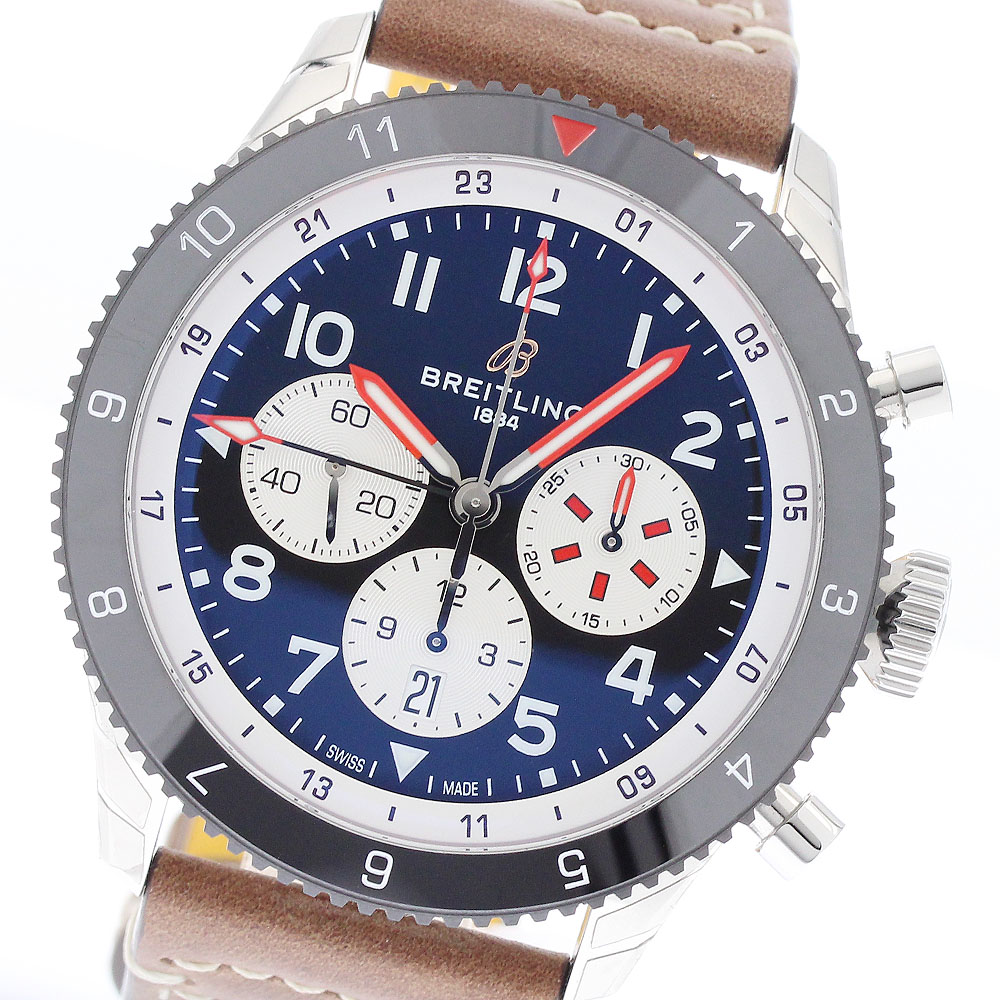 ブライトリング BREITLING A17605 シャーク デイト 自動巻き メンズ