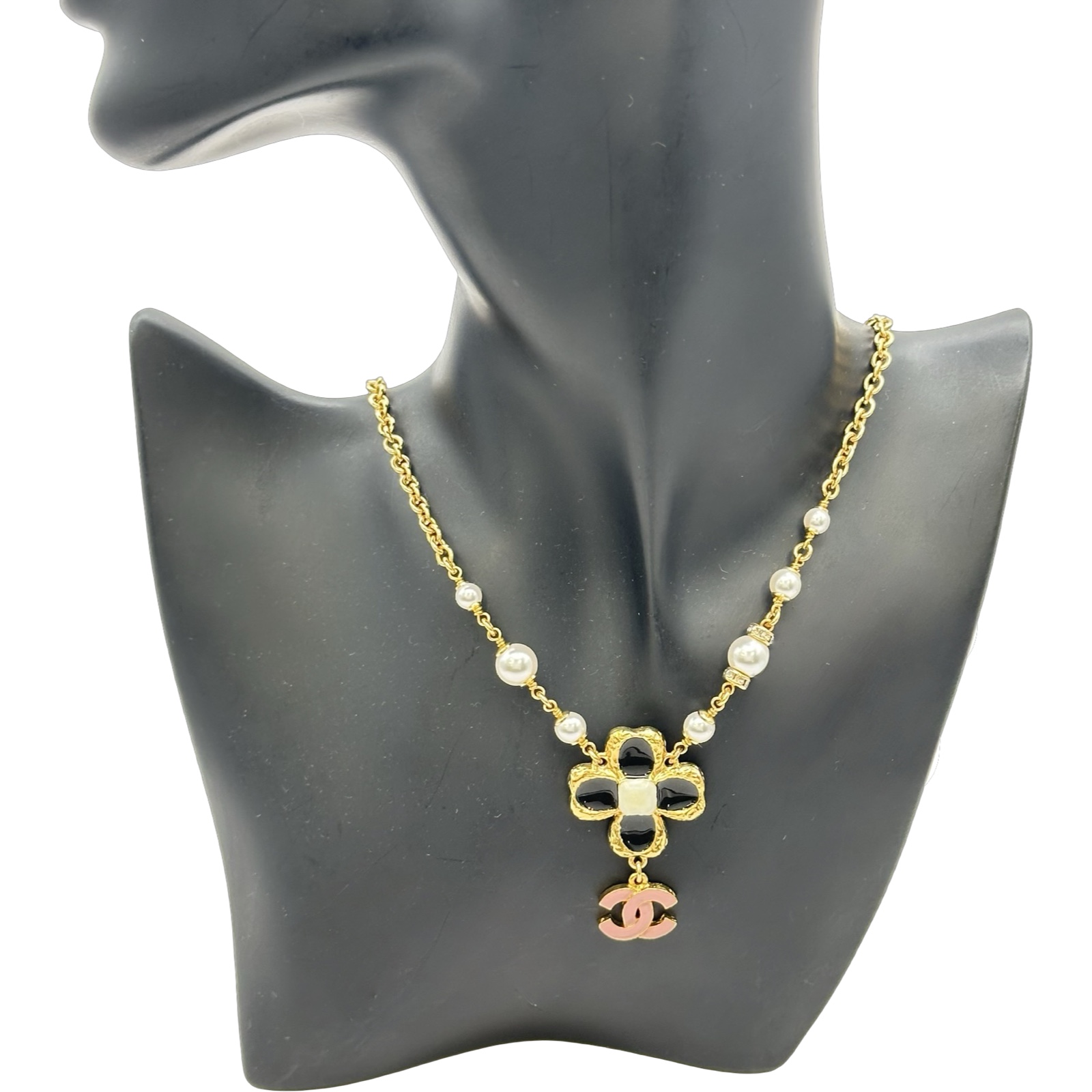 シャネル CHANEL ココマークフラワーネックレス ネックレス - Used A