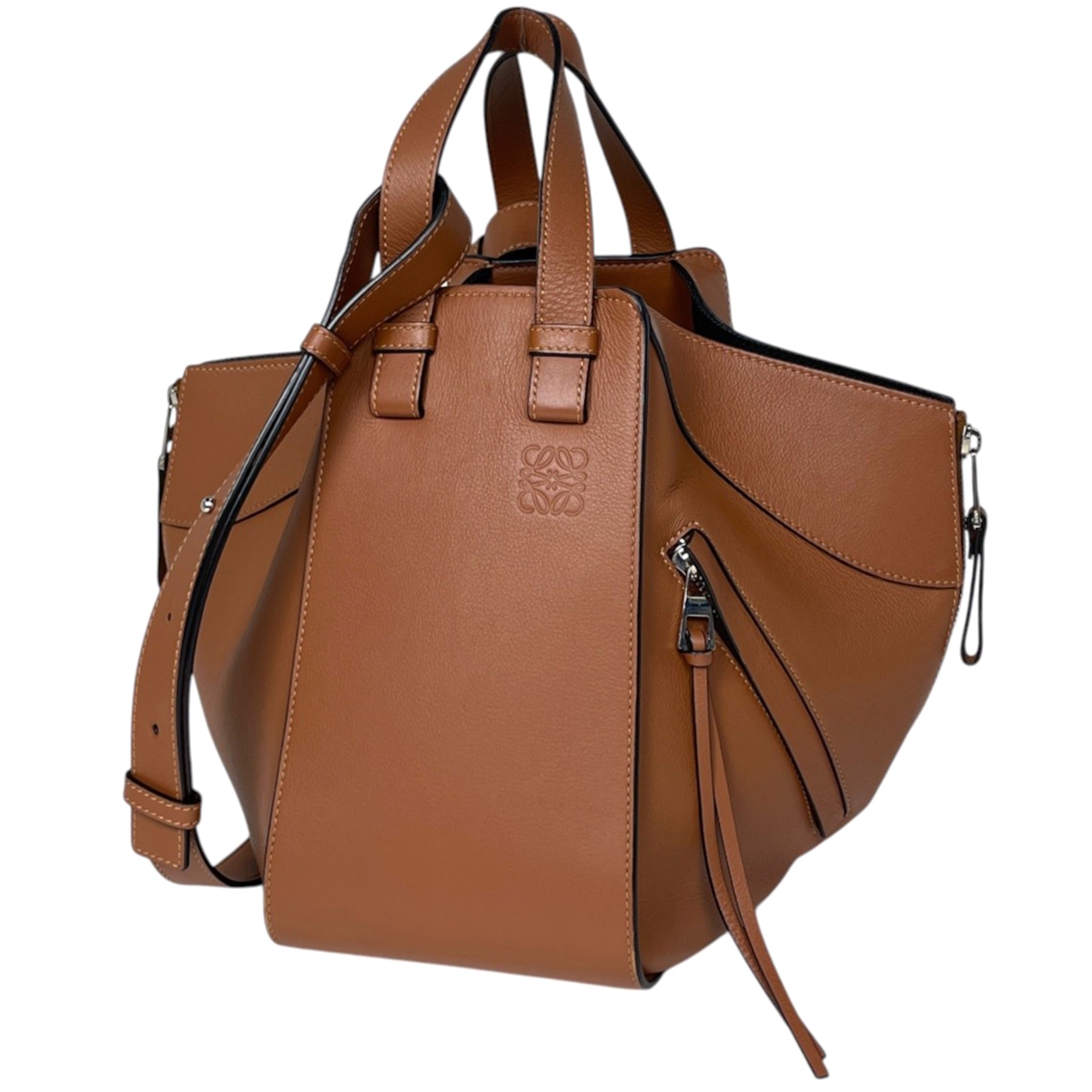 ロエベ LOEWE ハンドバッグ ハンモックバッグ スモール 2WAY レザー 