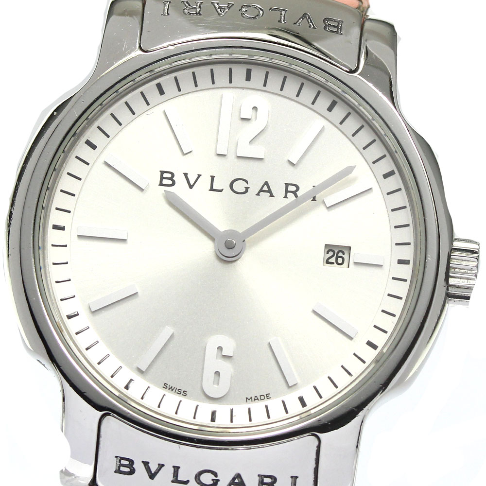 ブルガリ BVLGARI ST29S ソロテンポ デイト クォーツ レディース