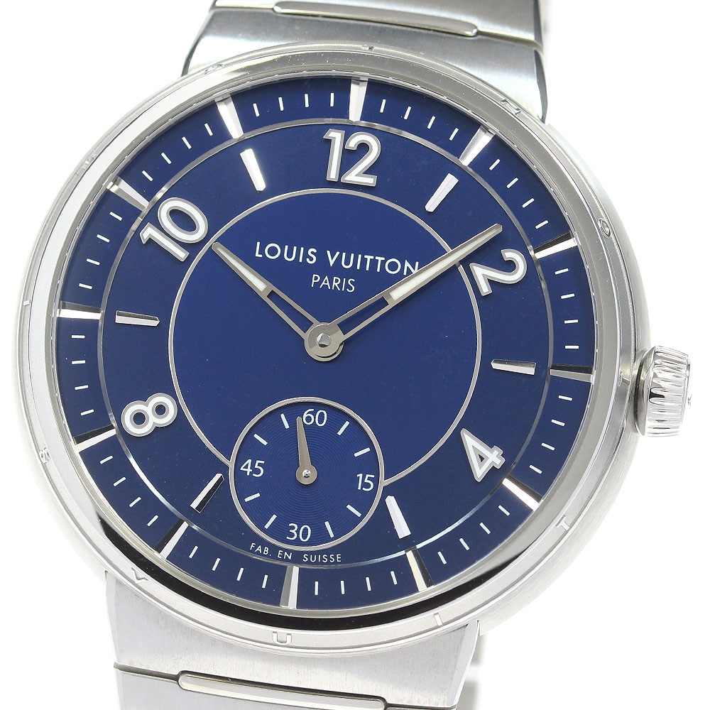 ルイ・ヴィトン LOUIS VUITTON QA095 タンブール ムーンディヴァイン ダイヤモンド クォーツ レディース 良品 _921969 LOUIS VUITTON（ルイ・ヴィトン） LOUIS VUITTON QA095 タンブール