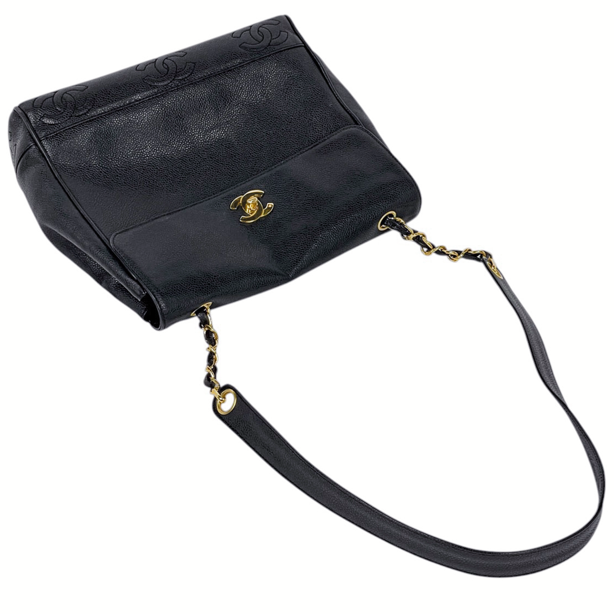 Chanel CHANEL Triple Coco Mark Chain Shoulder Bag, Shoulder Carry