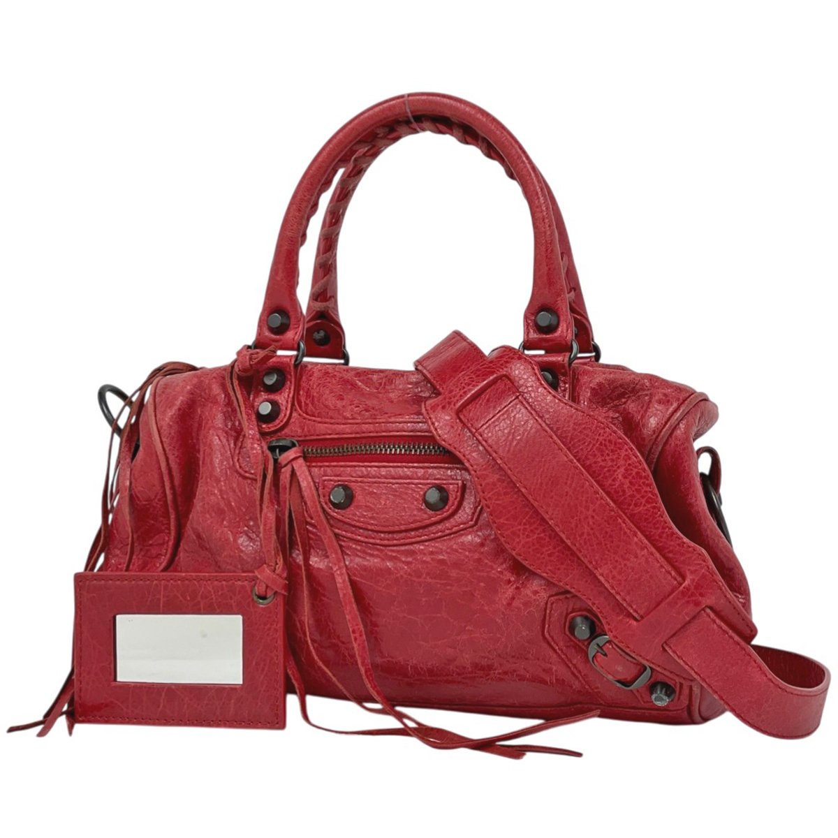 BALENCIAGA バレンシアガ 美品　ハンドバッグ　ザ・ツィギー 2way BALENCIAGA（バレンシアガ） ザ・ツィギー 2way ボストン ショルダー