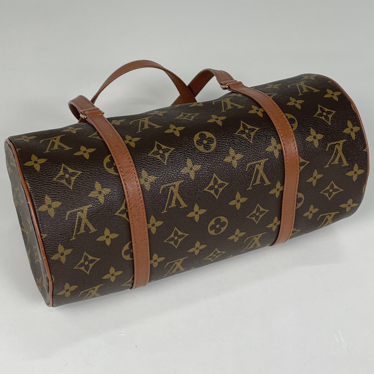 ルイ・ヴィトン Louis Vuitton パピヨン30 バレルバッグ 筒型 旧旧型 