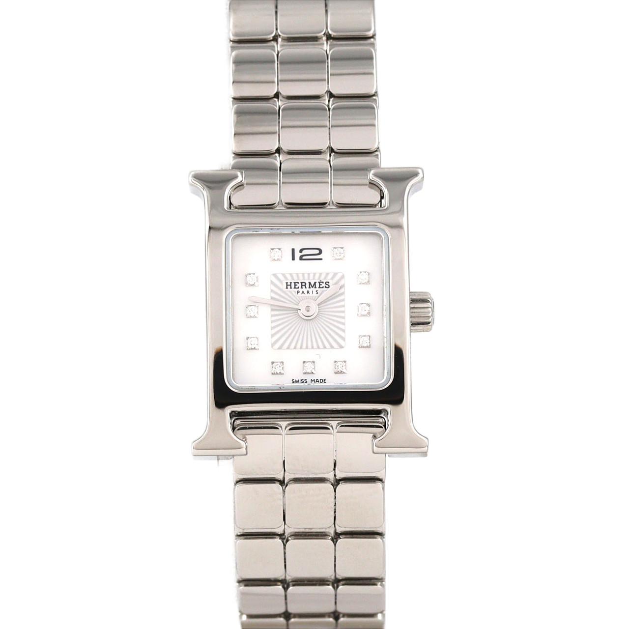 エルメス Hウォッチ 11P HH1.110 SS クォーツ - Used A (260-004-688