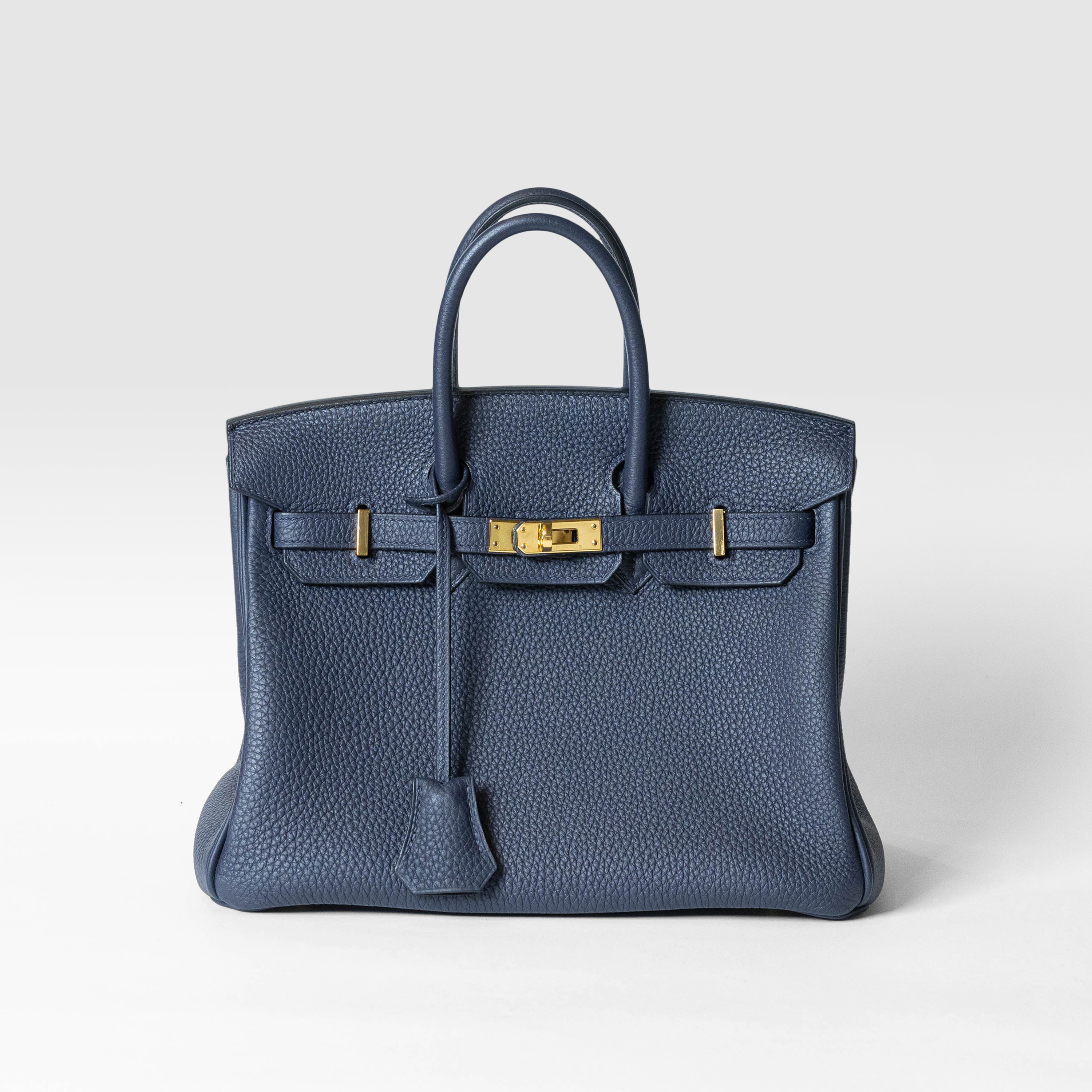 エルメス バーキン 25 ブルーニュイ、トゴ、ゴールド金具 | MOLTS