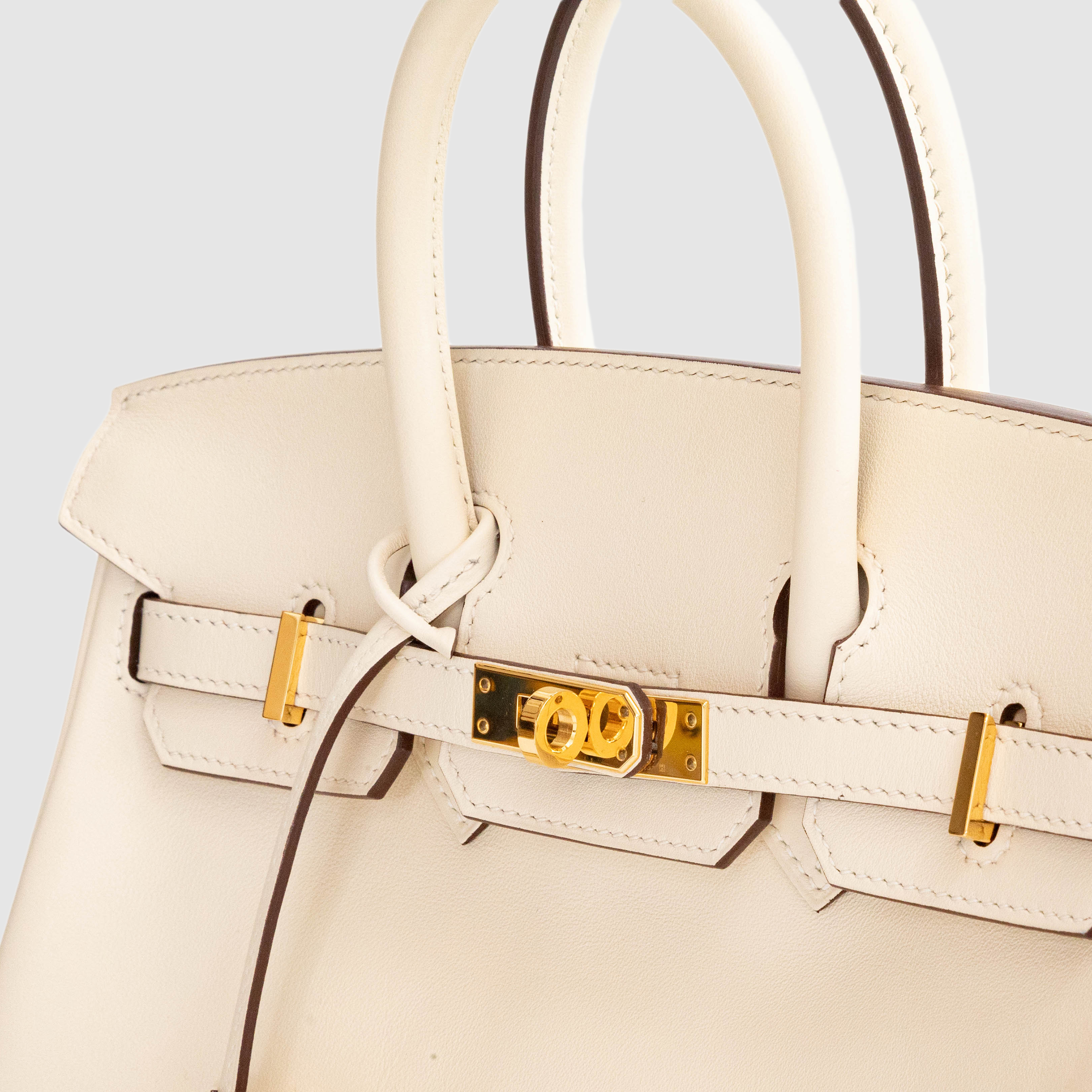 エルメス　バーキン25 ナタ　ゴールド HERMES エルメス ハンドバッグ バーキン25 ナタ スイフト ゴールド金具