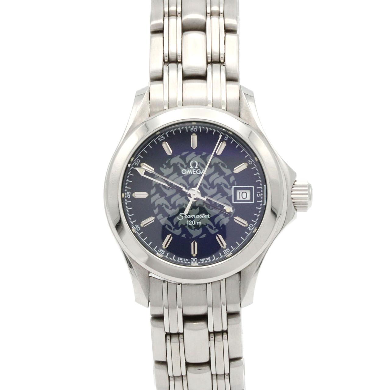 オメガ OMEGA 2571.31 シーマスター120 デイト クォーツ レディース 良品 _938610 オメガ OMEGA 2571.31 シーマスター120 デイト クォーツ レディース