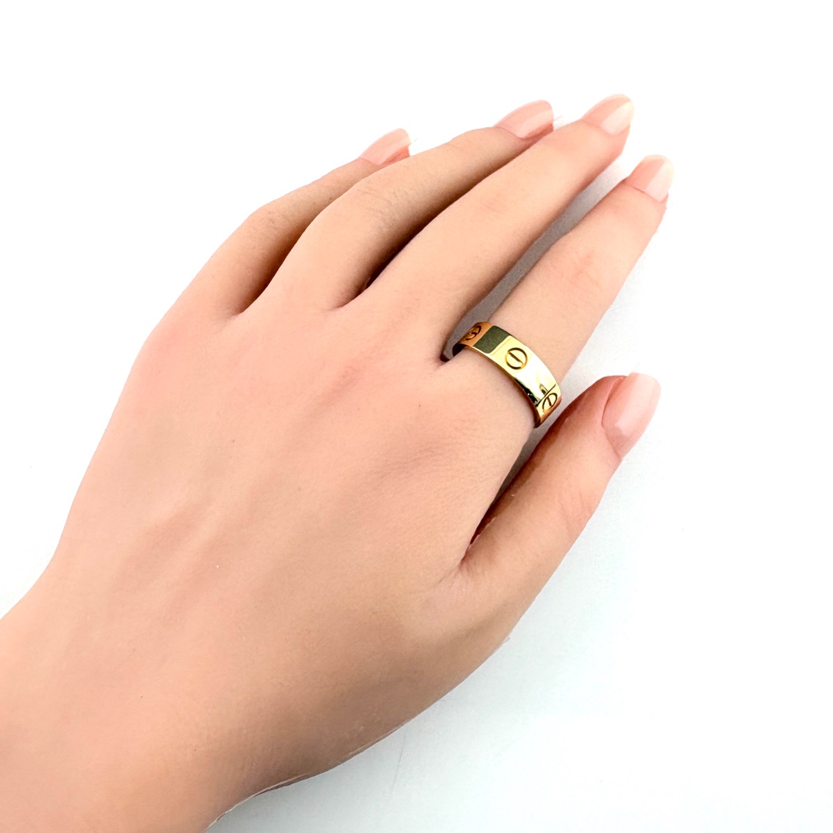 カルティエ Cartier ラブリング イエローゴールド YG #59 カルティエ CARTIER ラブリング YG イエローゴールド 指輪 リング 18.5