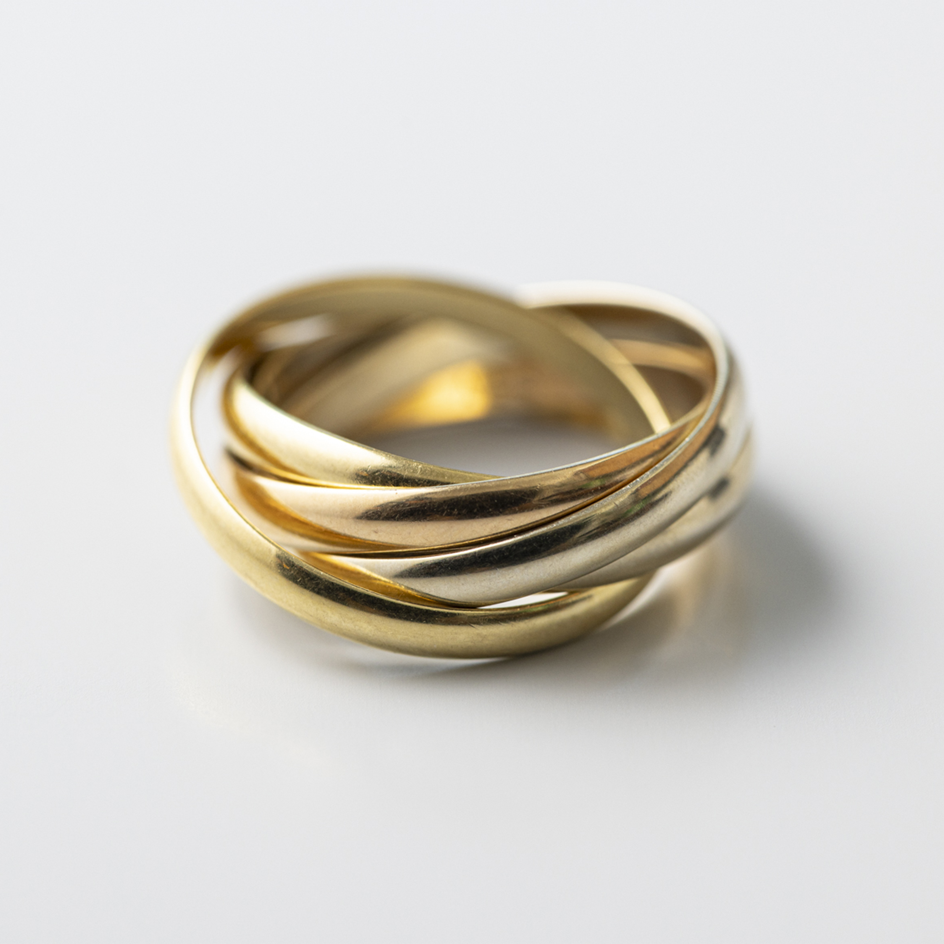 カルティエ トリニティ 5連 リング 18K ピンクゴールド, 18K