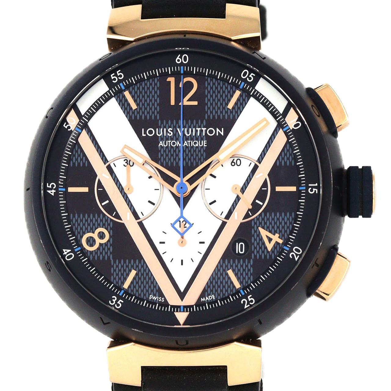 ルイ・ヴィトン LOUIS VUITTON Q1D21 タンブール Vライン スモール