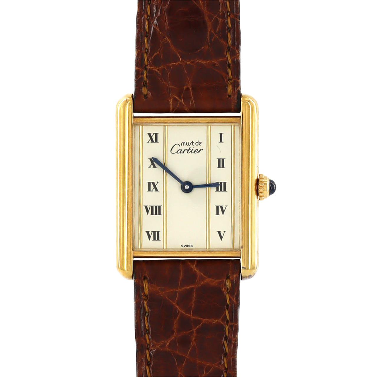 カルティエ CARTIER パンテール LM ラウンド 2ロウ デイト クォーツ