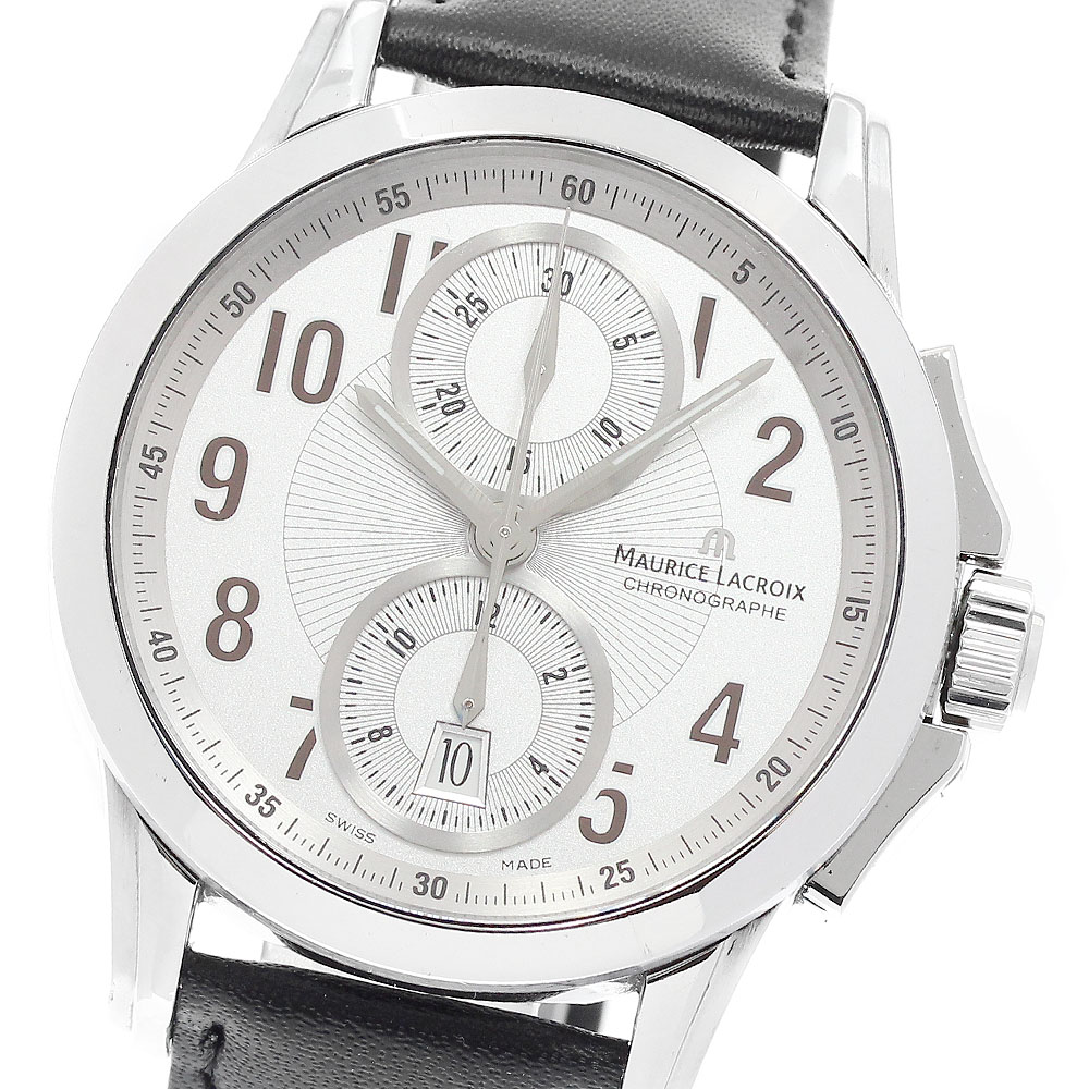 モーリスラクロア MAURICE LACROIX PT7558 ポントス スモールセコンド 手巻き メンズ 良品 _963384 モーリスラクロア MAURICE LACROIX PT7558 ポントス スモールセコンド