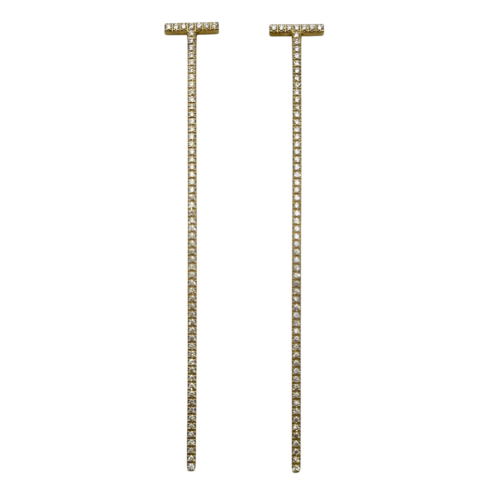 ティファニー TIFFANY＆CO Tワイヤーバーピアス ピアス - Used A
