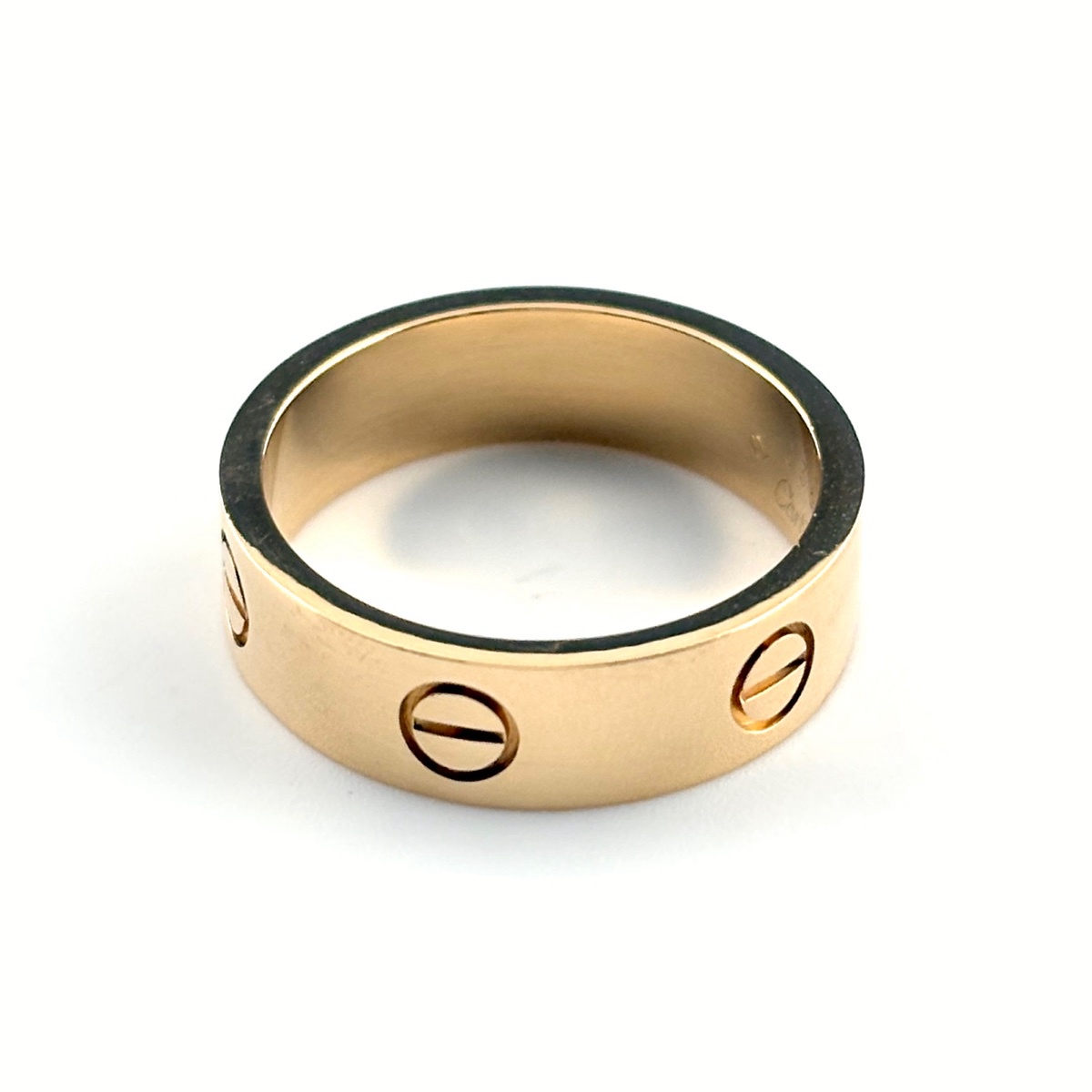 カルティエ CARTIER ラブリング YG イエローゴールド 指輪 リング 18.5